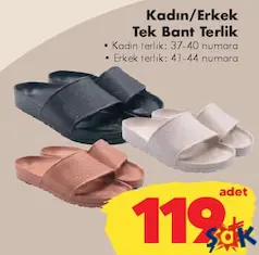 KADIN/ERKEK TEK BANT TERLİK KADIN/ERKEK TEK BANT TERLİK